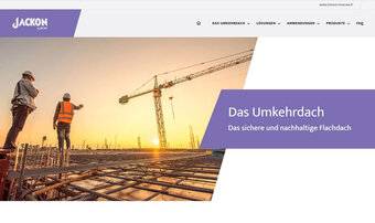 Geballte Fachinformationen auf einen Klick: JACKON Insulation by BEWI startet neue Onlineplattform rund ums Umkehrdach Geballte Fachinformationen auf einen Klick: JACKON Insulation by BEWI startet neue Onlineplattform rund ums Umkehrdach