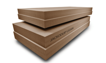 NEU: JACKODUR® LIGNIN 300 Standard – die innovative Wärmedämmung auf Basis von Lignin und recyceltem Polystyrol für zahlreiche Bauanwendungen NEU: JACKODUR® LIGNIN 300 Standard – die innovative Wärmedämmung auf Basis von Lignin und recyceltem Polystyrol für zahlreiche Bauanwendungen