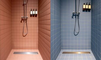 Bodengleiche Duschen für individuell gestaltete Hotelbäder