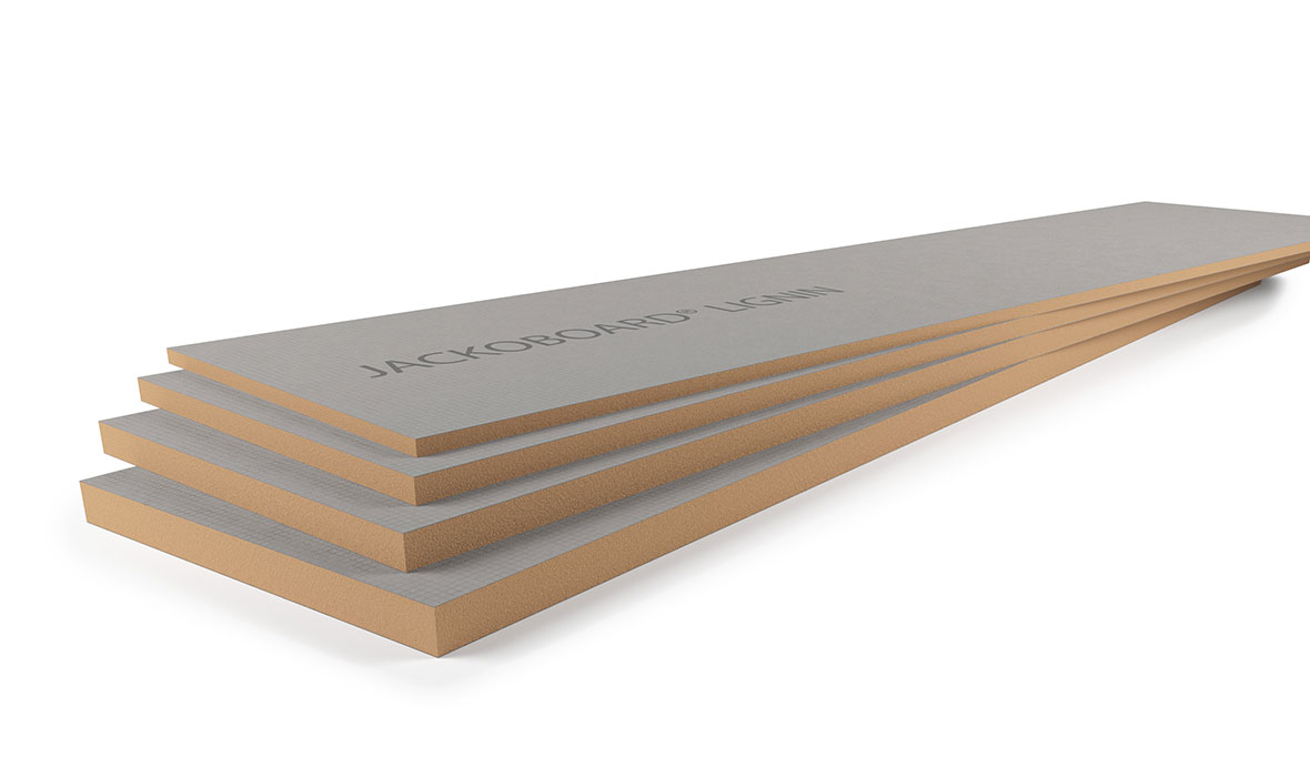 JACKOBOARD® LIGNIN: Die CO2-optimierte Bauplatte für die moderne Badgestaltung geht an den Start